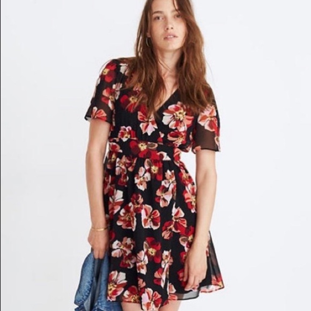 Madewell Floral Casual Dress